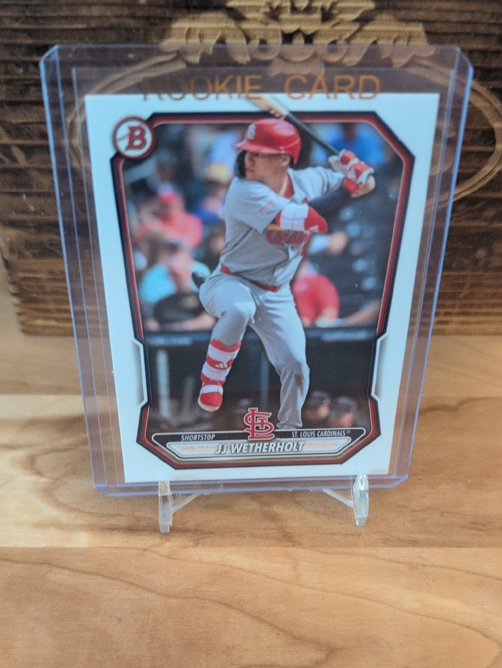 2026 Bowman JJ Wetherholt Prospect Rookie Card Cardinals